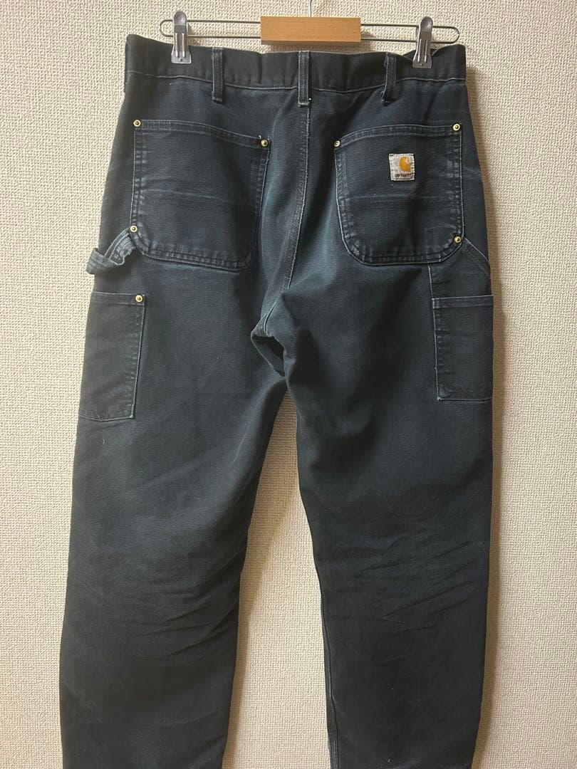 カーハート　ダブルニー　USA製　14年モデル　ブラック　ヒゲ