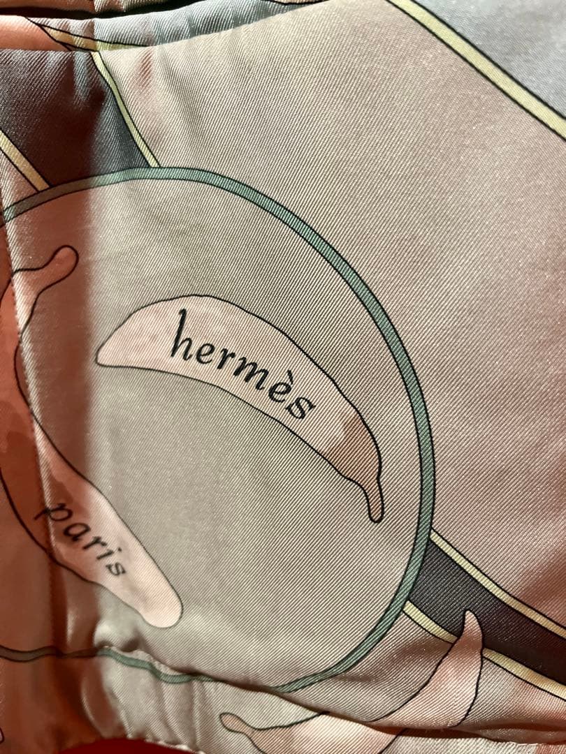 エルメス　マルジェラ期　中綿　ジャケット　コート　リバーシブル　総柄