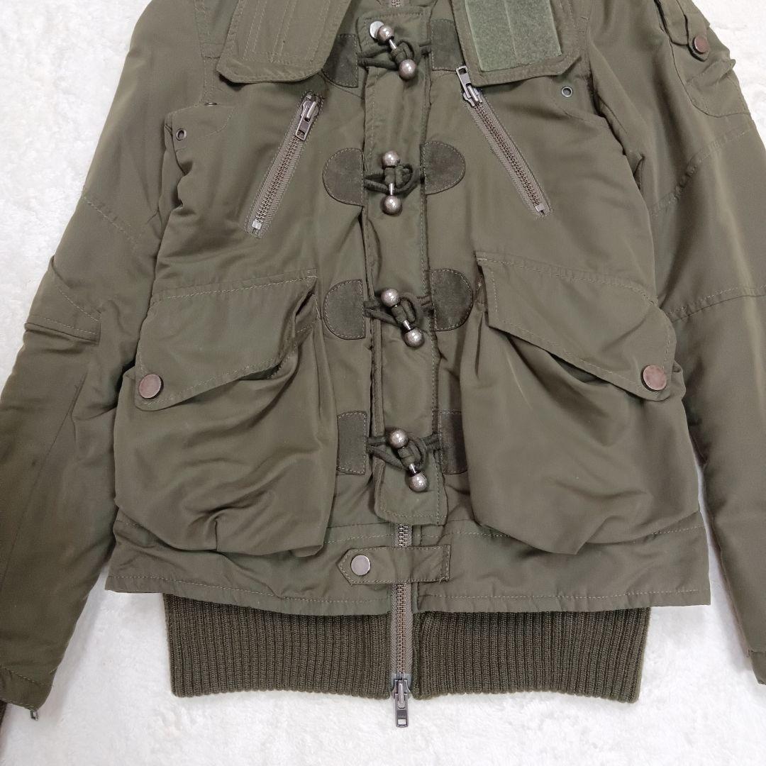 スライ SLY ラクーンファーモッズコート フェアリーグランジ カーキ Y2K