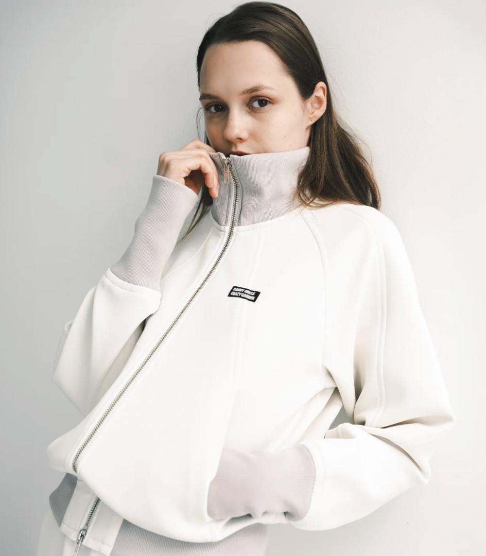 ジャケット・アウター foufou track candy high neck jacket