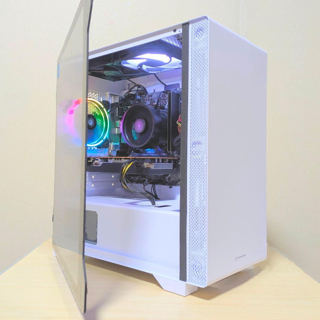 【新品並み超美品】スノー ホワイト Ryzen7 高コスパ ゲーミングPC
