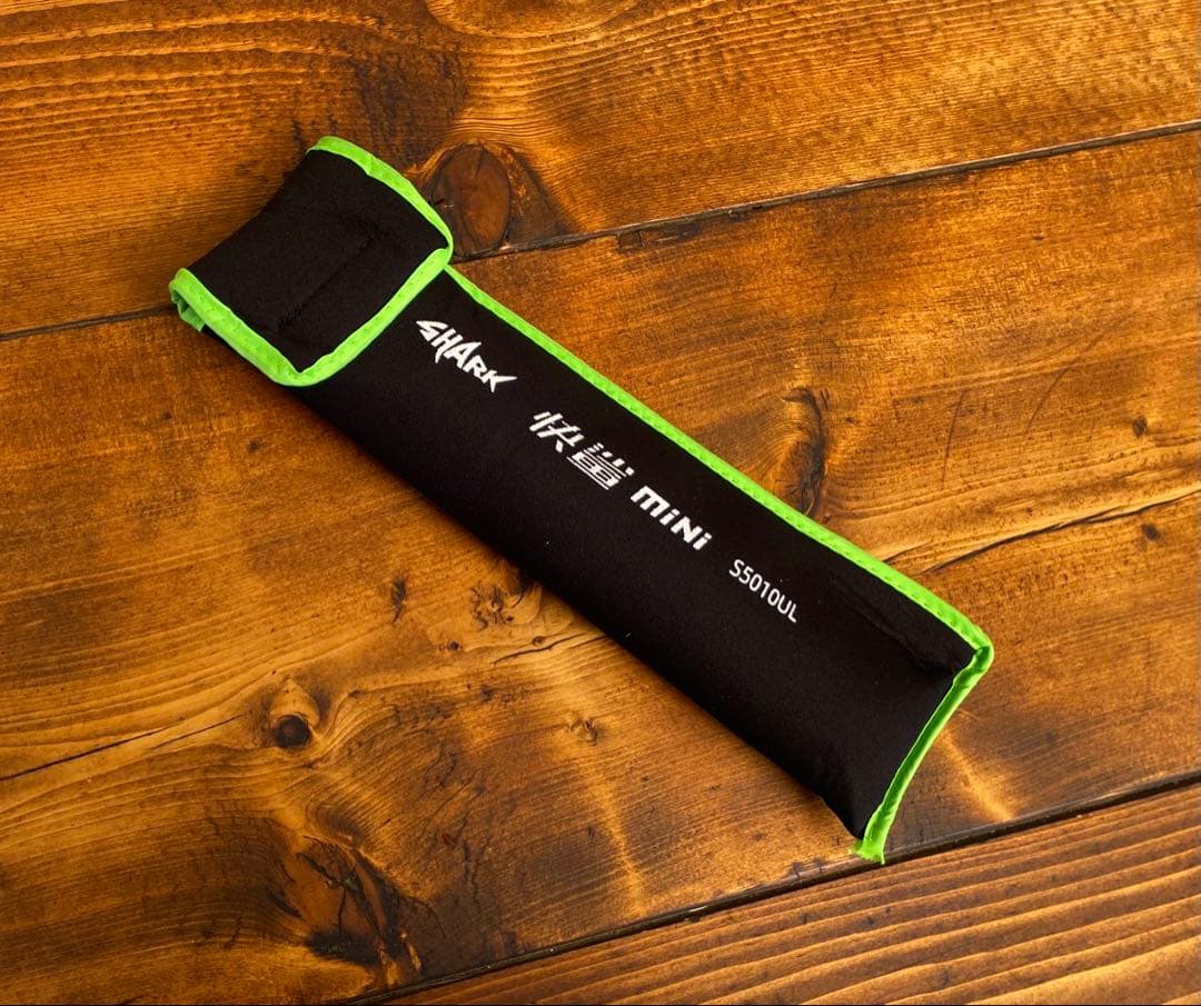 超コンパクト　トラウトロッド　5ft スピニングロッド グリーン　渓流釣り