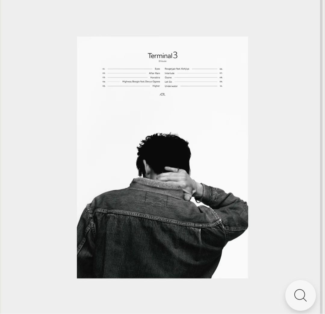 【匿名配送】3House - Terminal3 B2 Size Poster