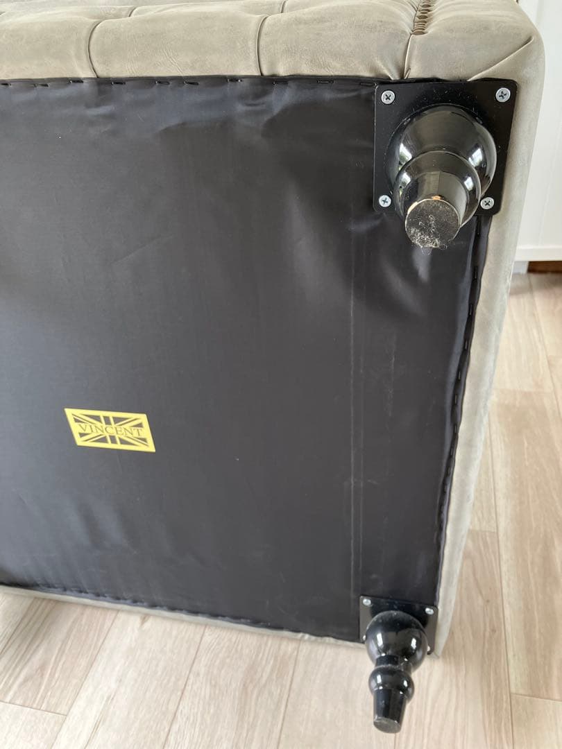 最終値下げ！VINCENT ヴィンセント ソファ1人掛け クラシック グレー