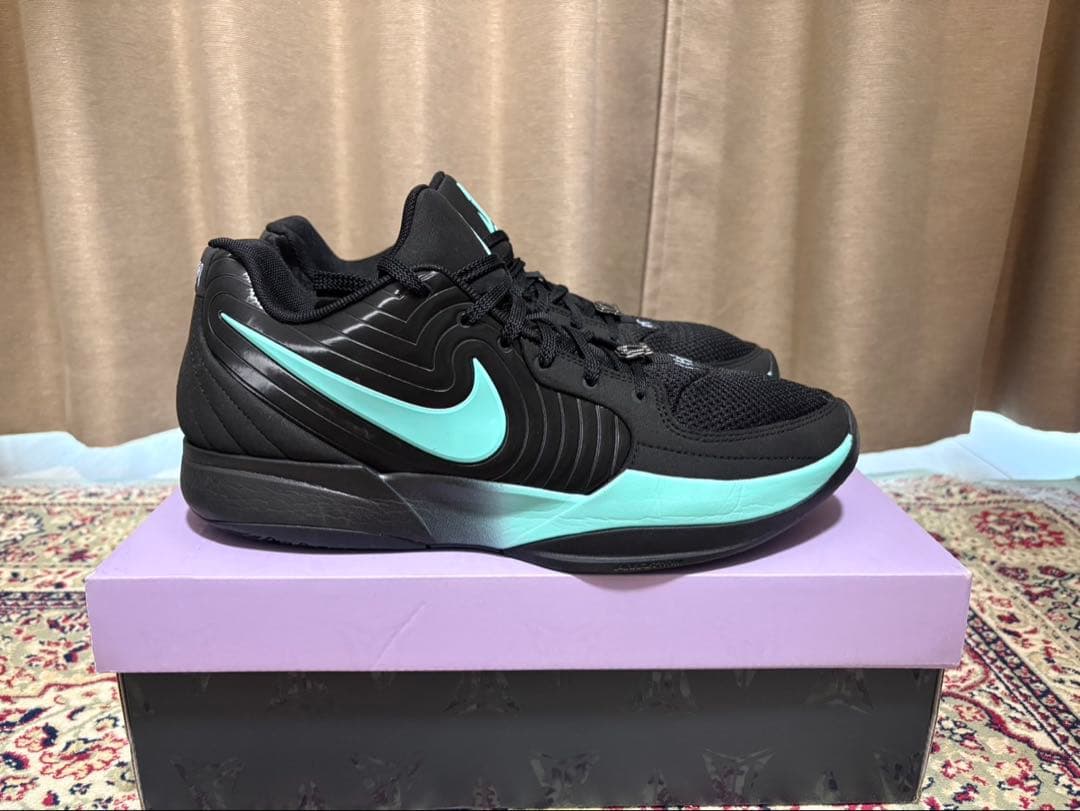 バスケットボールシューズ ジャ2ブラック/ミント 12 ティファニー