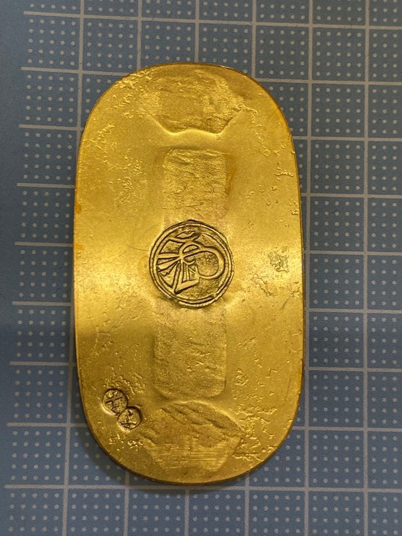 9*E様 小判　レプリカ　【m1277 骨董　レトロ　参考銭　見本　 金属】