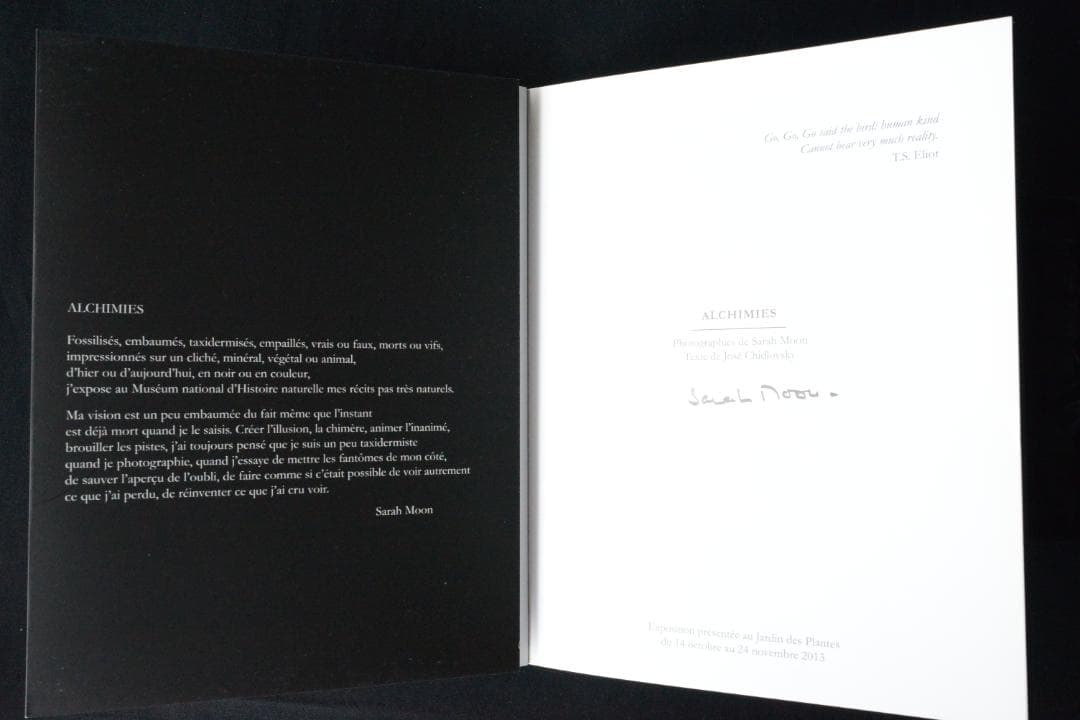 【Sarrah Moon：Alchimies 】サイン入り