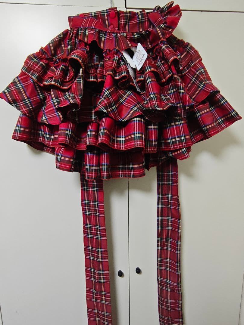 CATCOCOON長袖 セットアップ 赤チェック