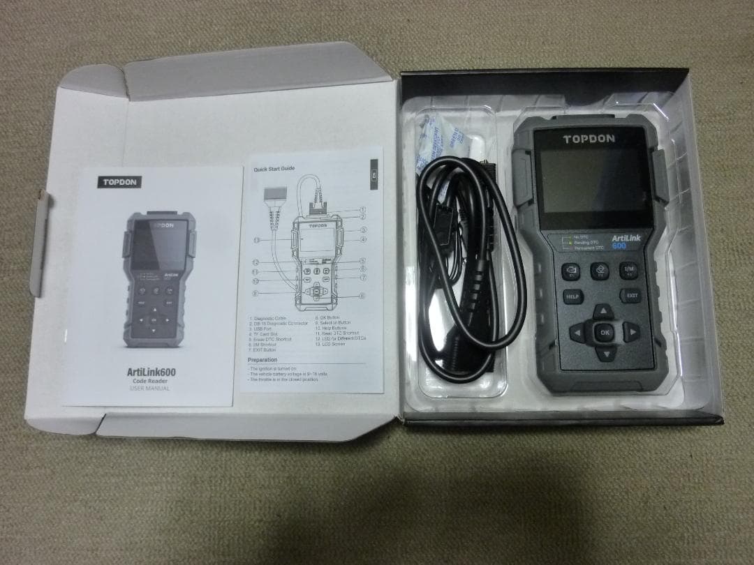 TOPDON ArtiLink600 OBDIIスキャナー