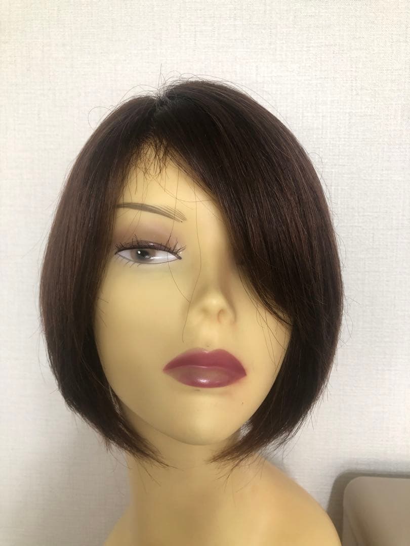 人毛ショートウィッグ Sサイズ　訳あり