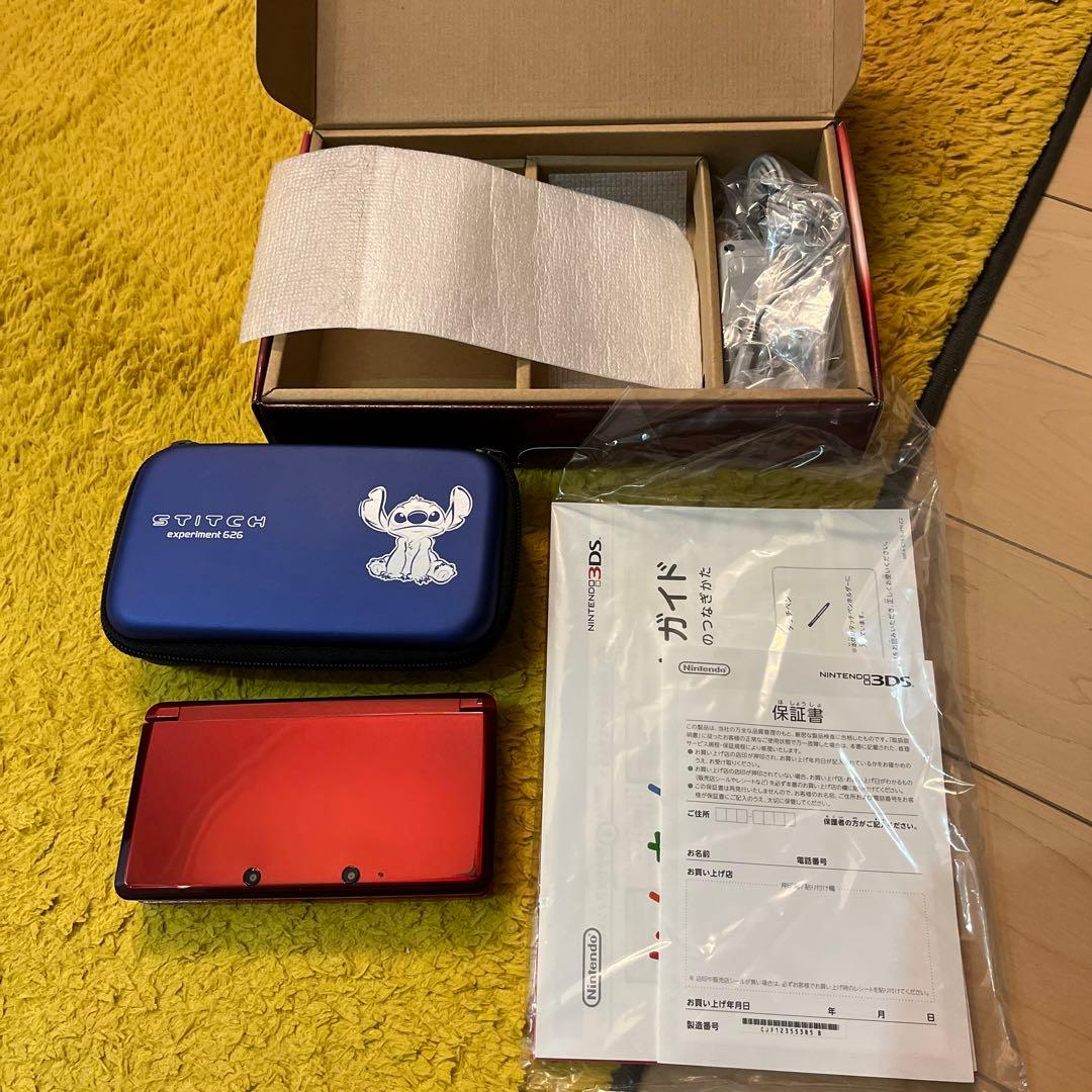 【美品】ニンテンドー3DS メタリックレッド