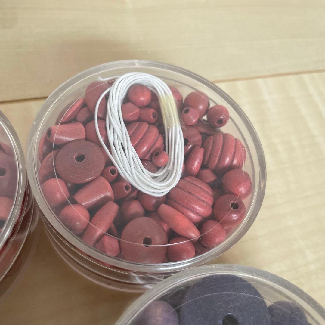 ジョバネック　ドイツ製　木製ビーズ　ウッドビーズ　ニキティキ