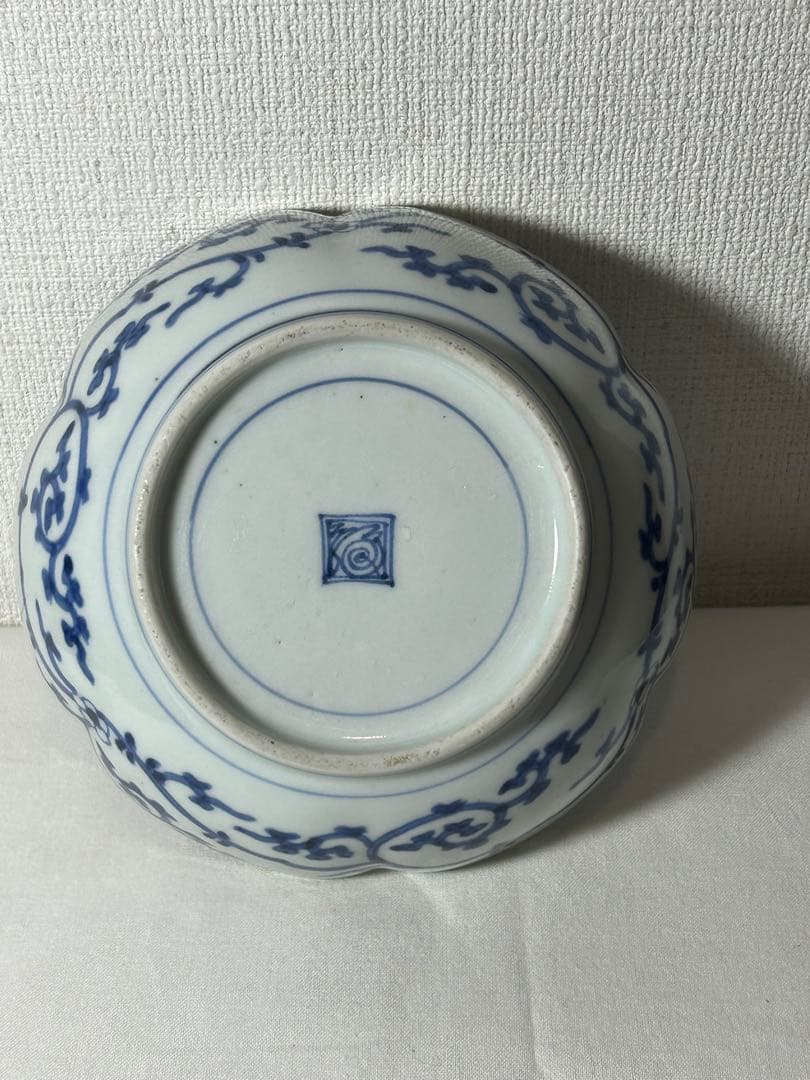 古伊万里染付なます皿 江戸時代　3枚無傷