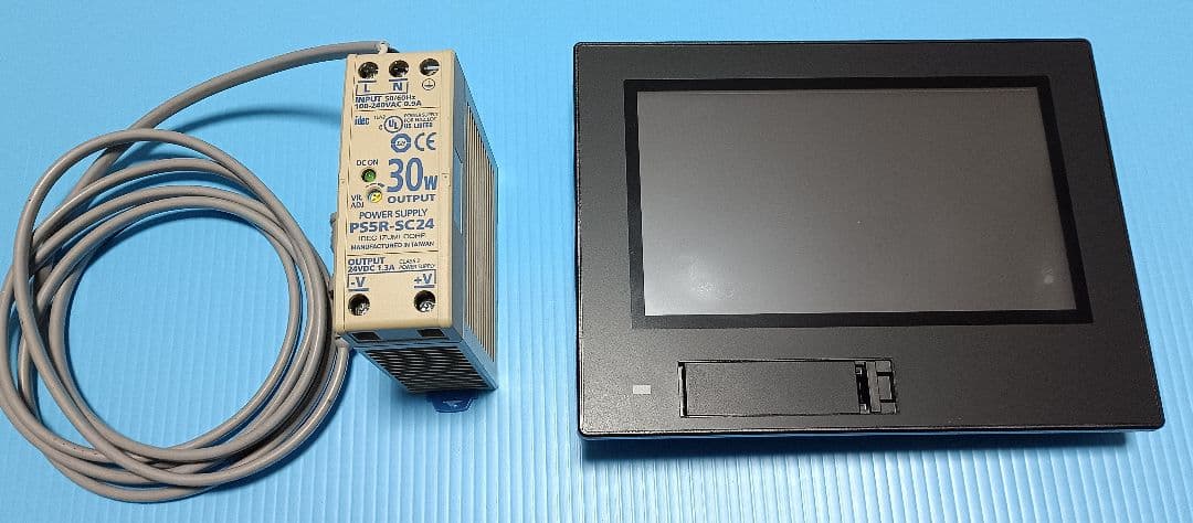 KEYENCE VT5-W07 タッチパネル + PSR-SC24 30W電源