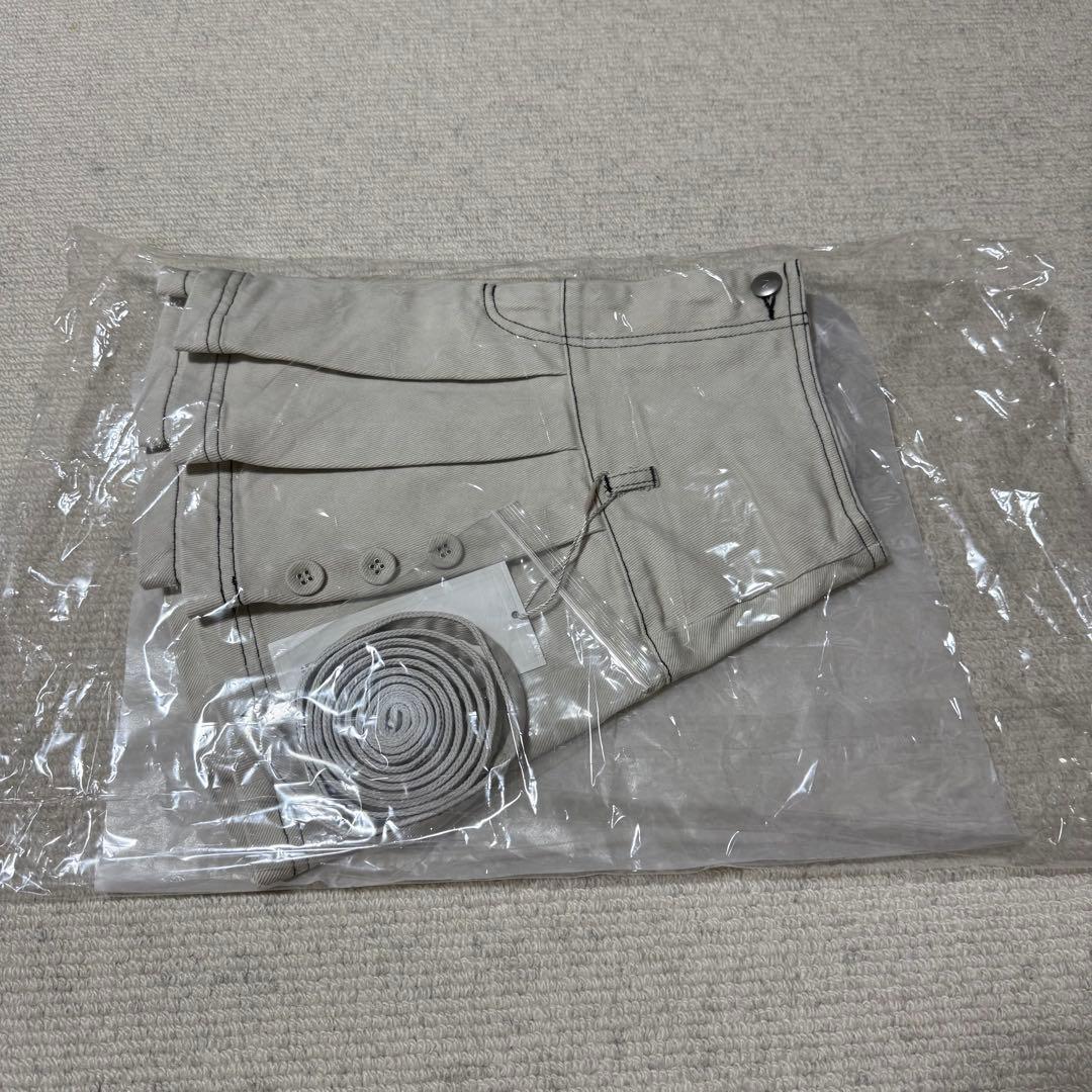 スカート andmary kika button mini skirt