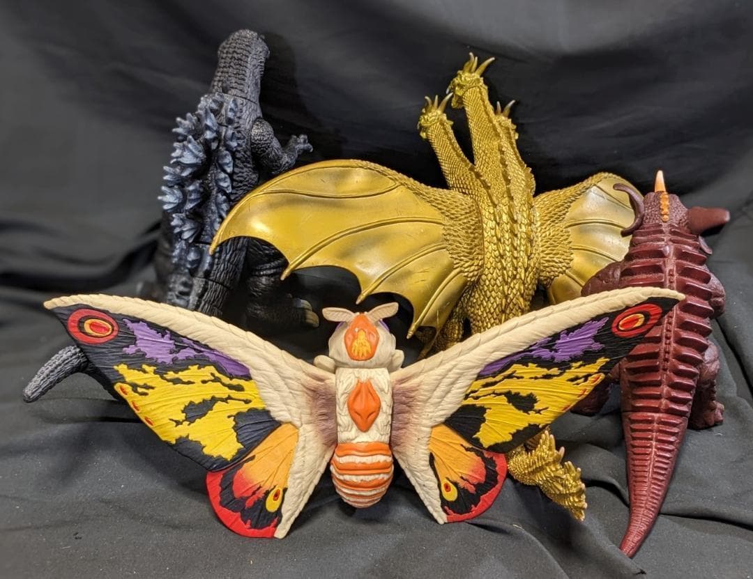 ＧＭＫ大怪獣総攻撃 ゴジラ×モスラ×キングギドラ×バラゴン（バンダイ）４体セット