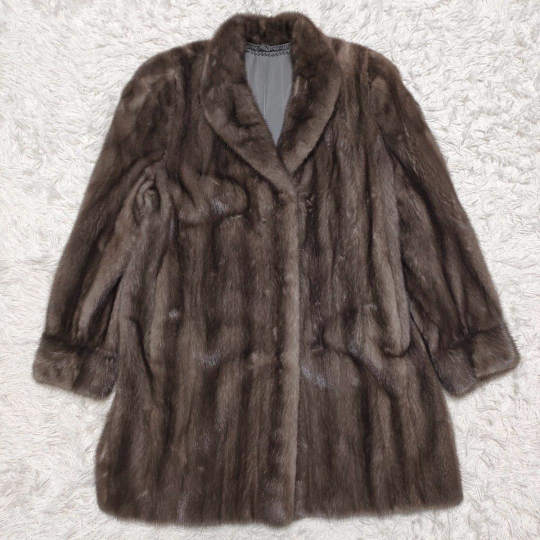 AMERICAN LEGEND　ブルーアイリスミンク　毛皮コート　高級　本毛皮