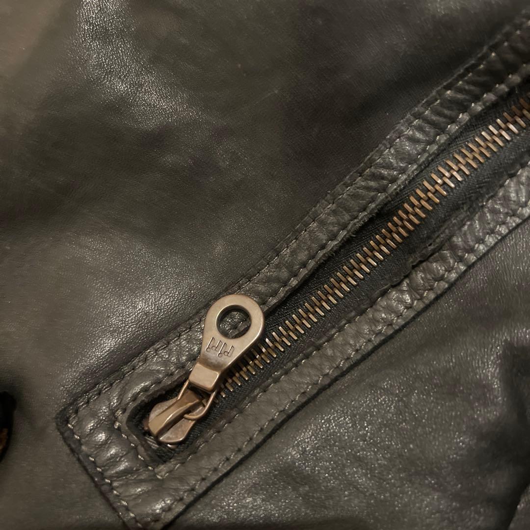 ZER 黒 ホースレザー ショルダー レザー 革