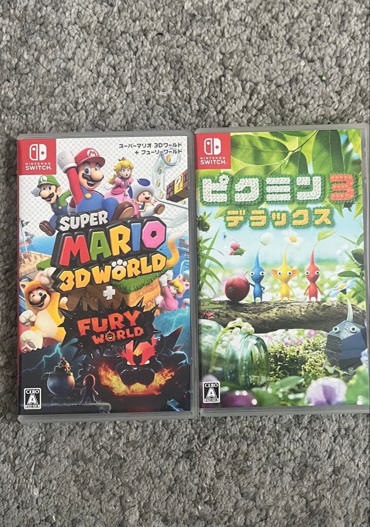 Switchソフトまとめ売り　スーパーマリオ3Dワールド　ピクミン3デラックス