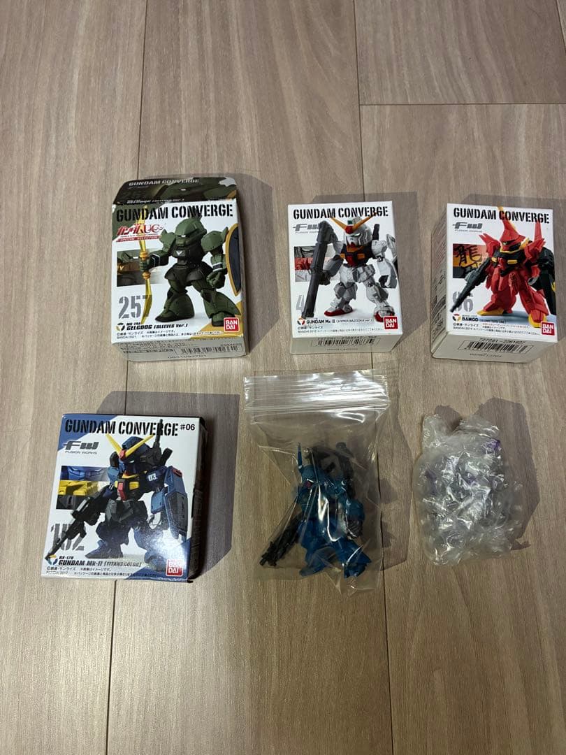 ガンダムコンバージ　フィギュアセット　6体　ケンプファー他