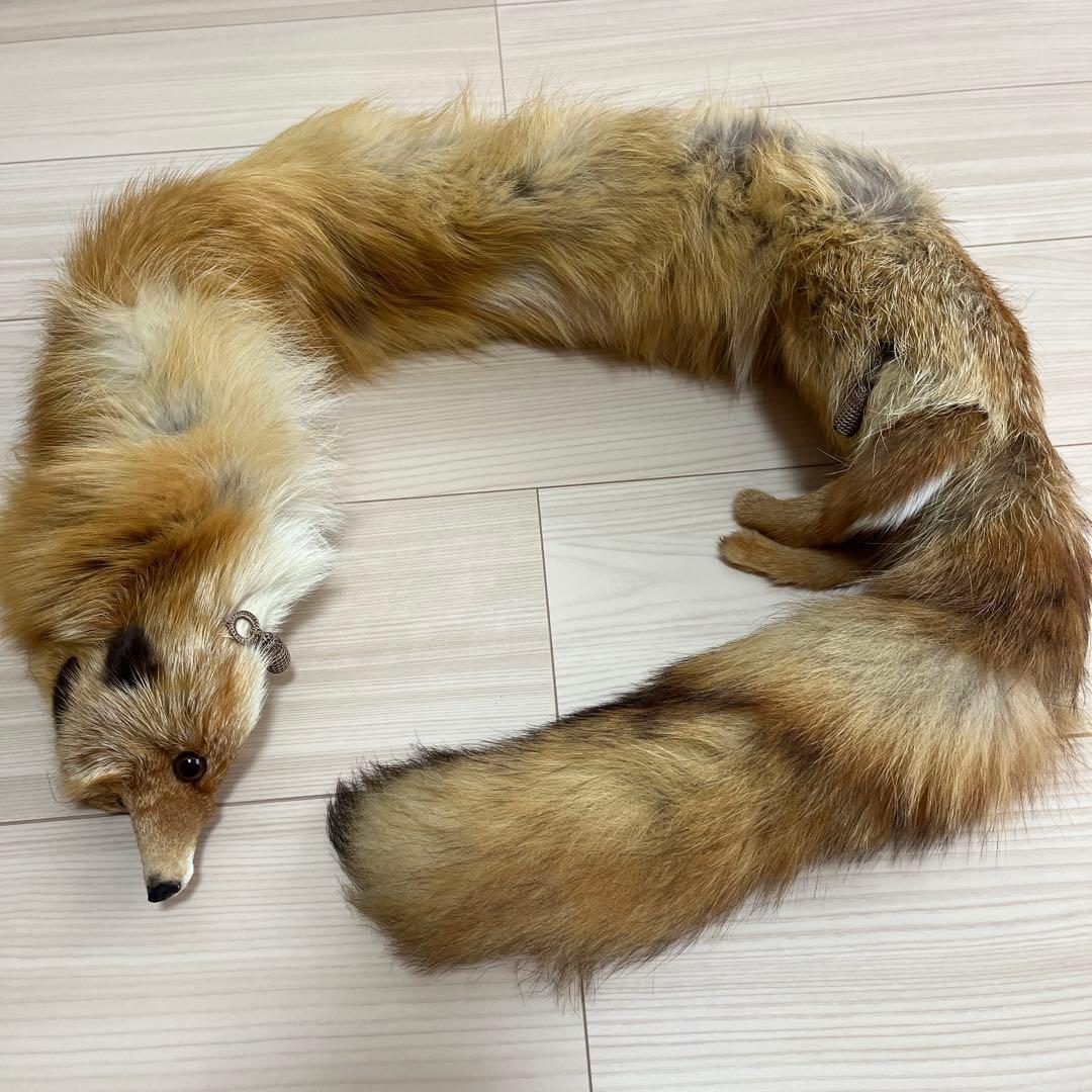 北キツネ　北きつね　北狐　ファー　毛皮　フォックスファー　新品未使用