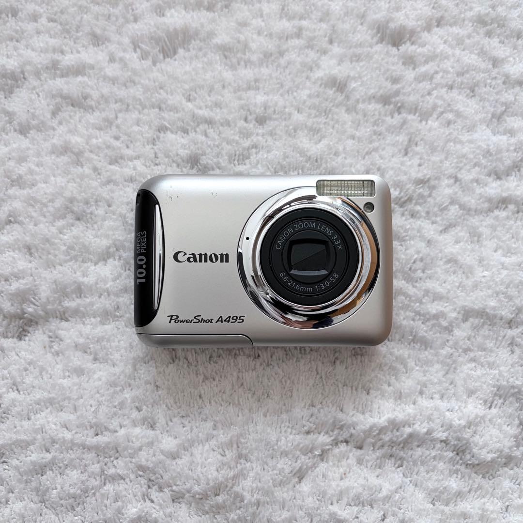 【動作確認済】Canon キャノン PowerShot A495 レトロコンデジ