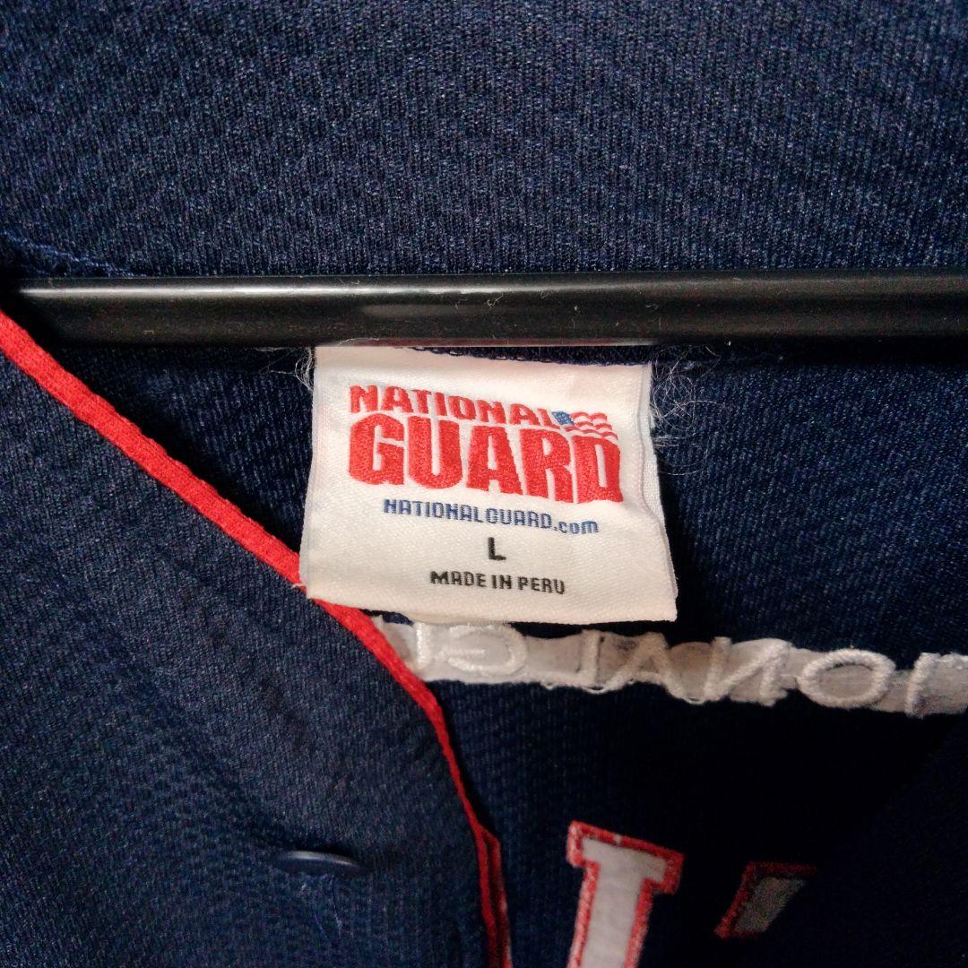 ナショナルガード　ベースボールシャツ　Lサイズ