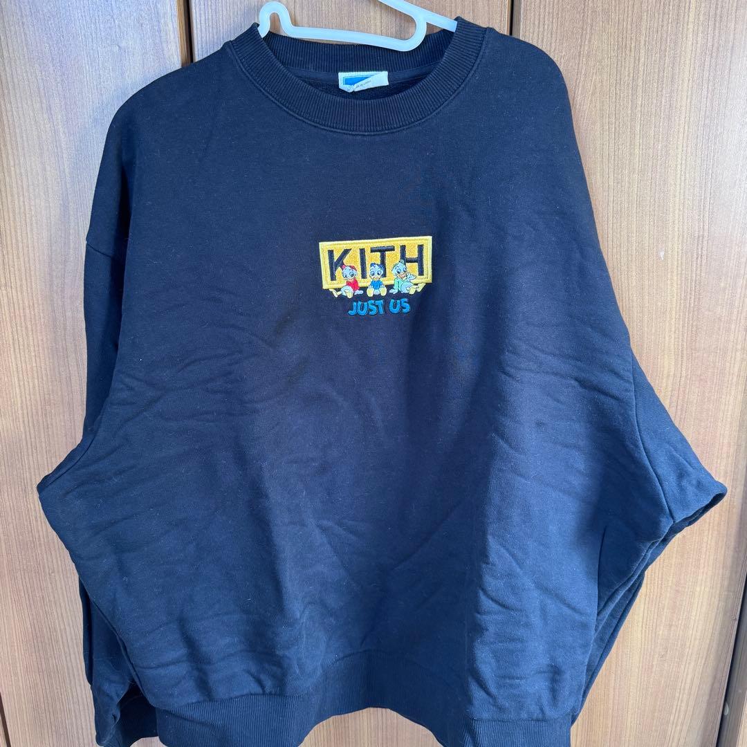 KITH Disney ブラック スウェット トレーナー