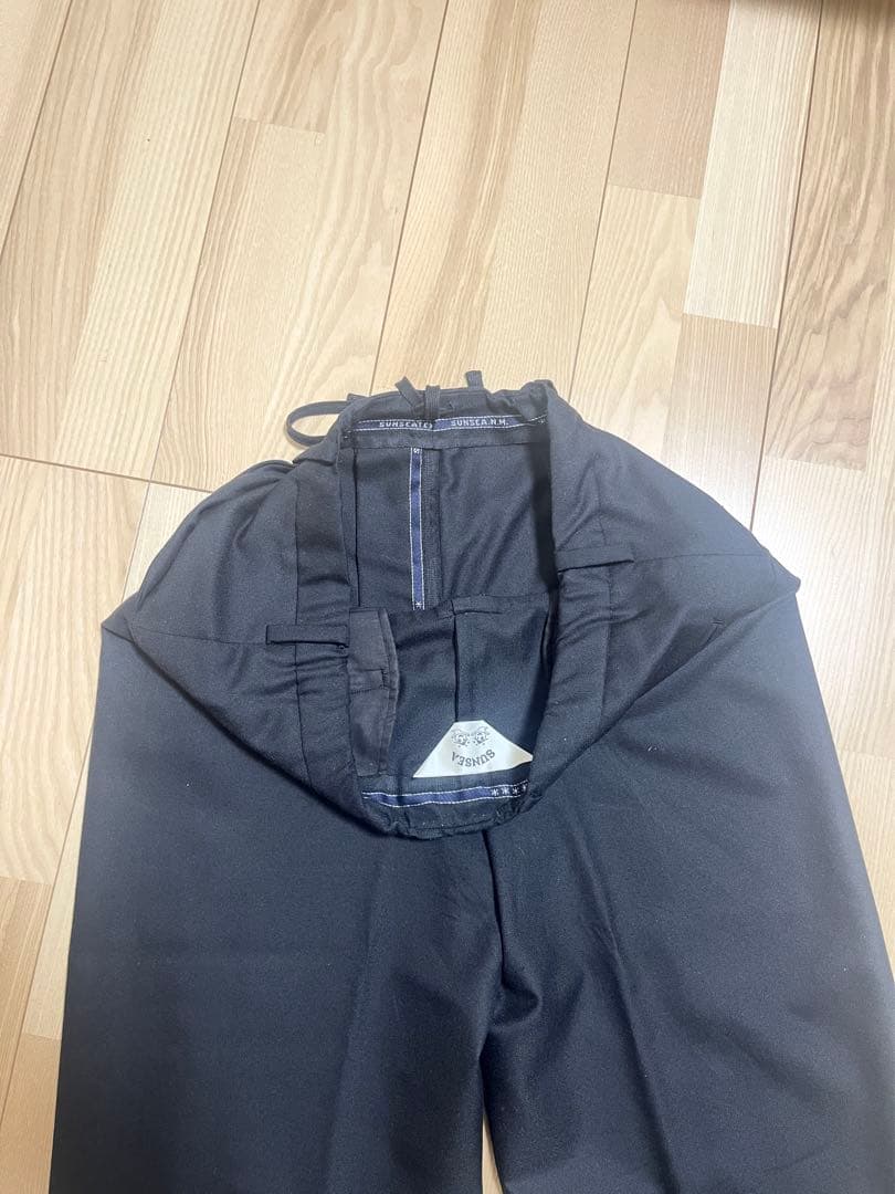 SUNSEA 22AW N.M THICKENED w/耳 WIDE PANTS