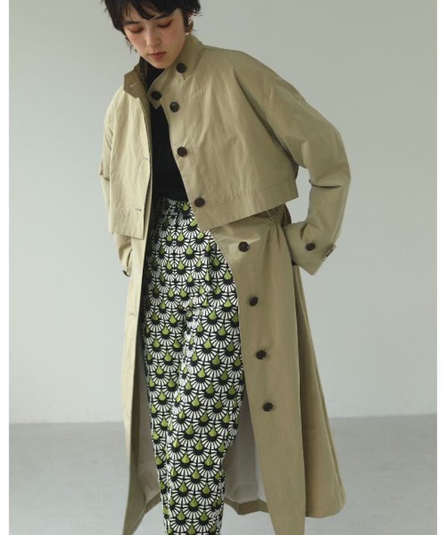 TODAYFUL 38 ジャガードスリットトラウザース