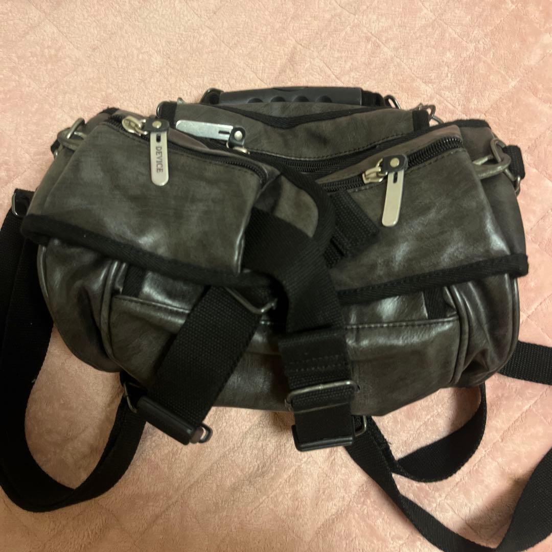 ブラック 黒 y2k DEVICE ドラムバッグ 4way