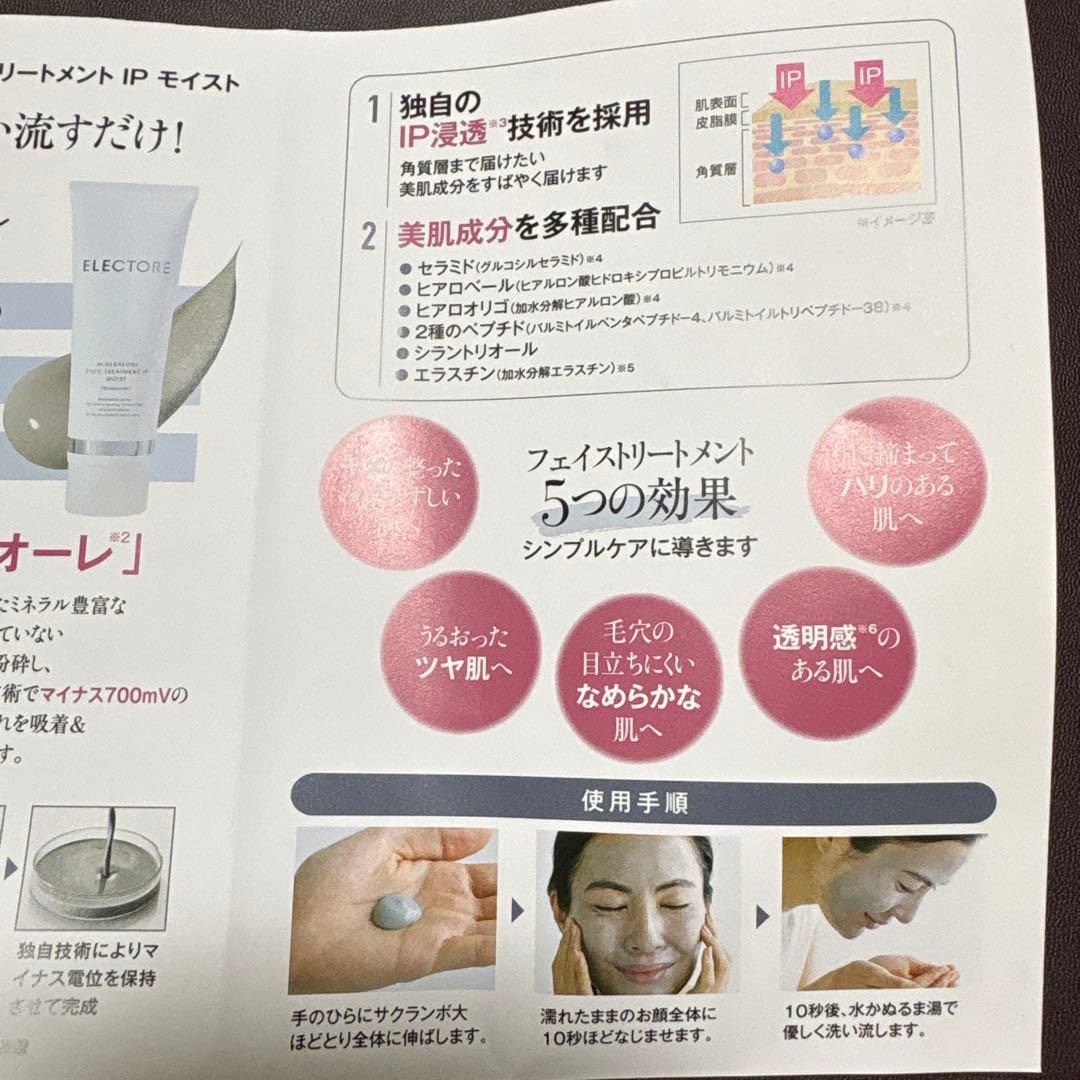 【新品】ELECTORE 洗い流すパック