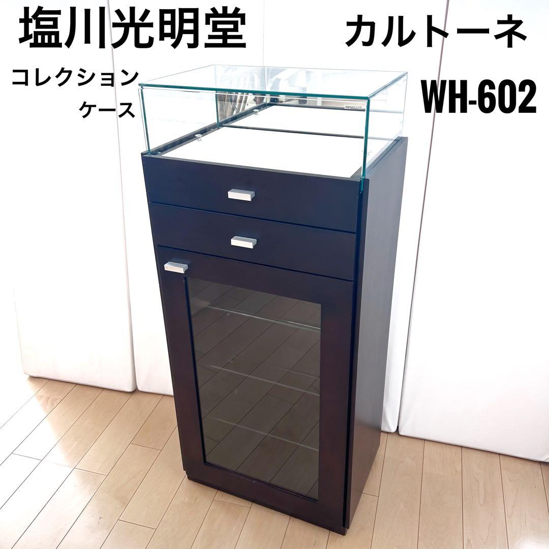 塩川光明堂　コレクションケース　カルトーネ　アンティーク　レトロ　強化ガラス