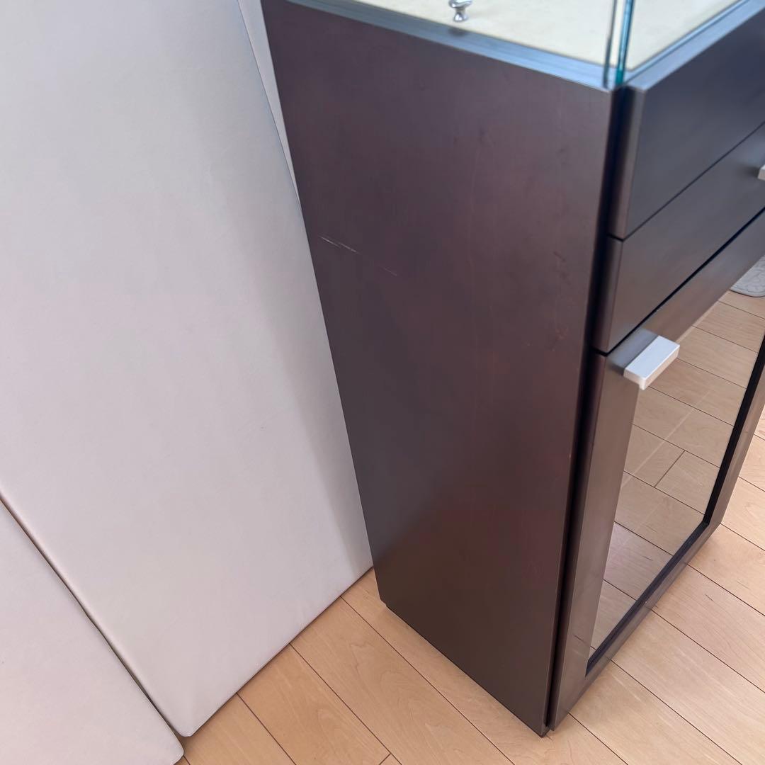 塩川光明堂　コレクションケース　カルトーネ　アンティーク　レトロ　強化ガラス