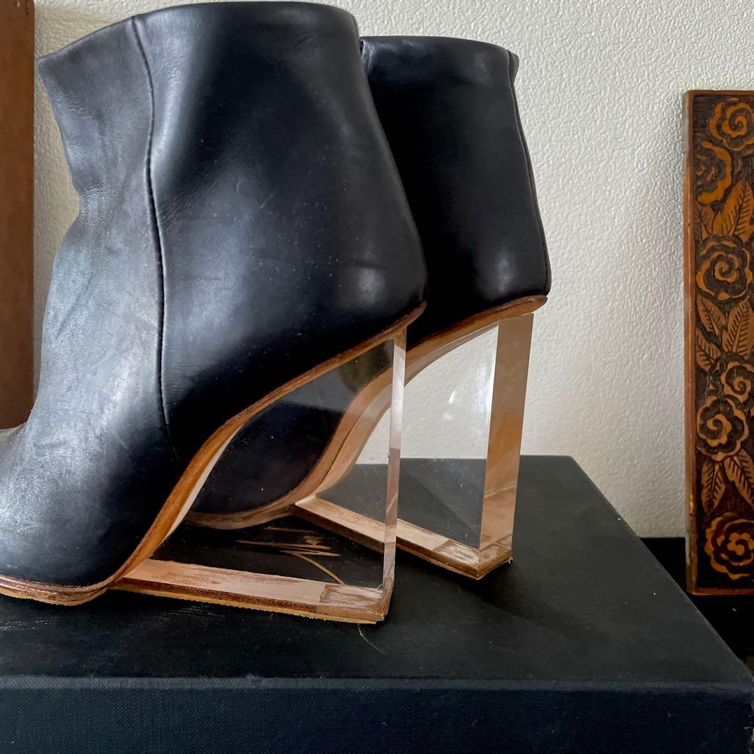 Maison Margiela ショートブーツ クリア ヒール