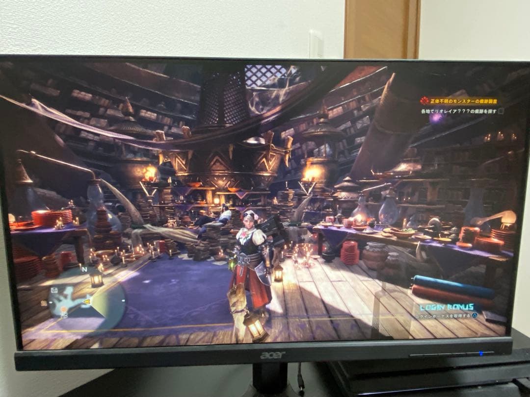 Acer KG251Q Hbmidpx 144Hz スピーカー内蔵24.5インチ