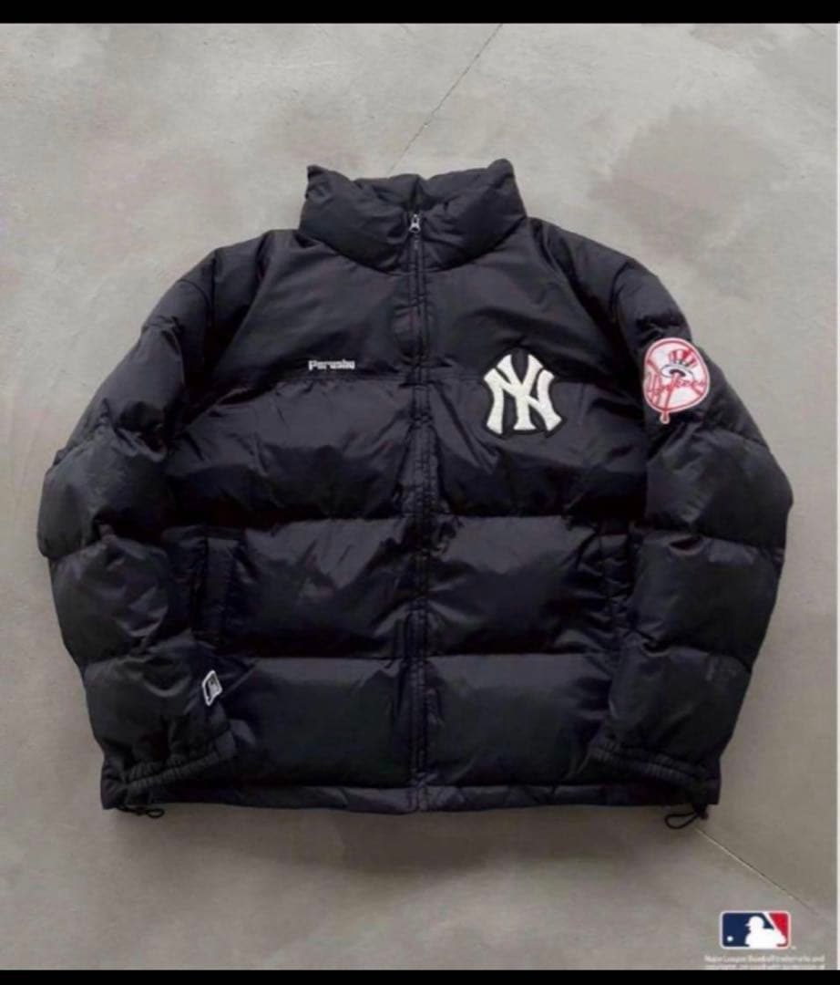 Perushu × MLB コラボ中綿ブルゾン