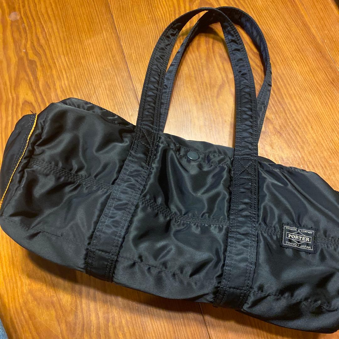 ポーター　タンカー　ボストンバッグ、ドラムバッグ、超美品、黒、ミニボストン