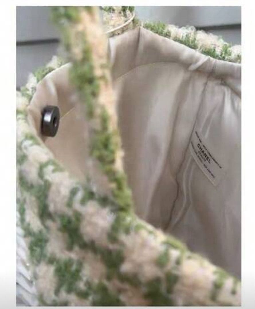 ま*き様 CHANEL トートバッグ　フリル　ビッグココ　シャネルノベルティ　シ