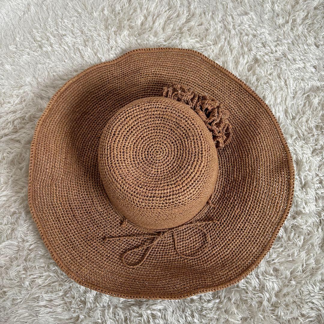 未使用級✨HELEN KAMINSKI フラワーチャーム　麦わら帽子