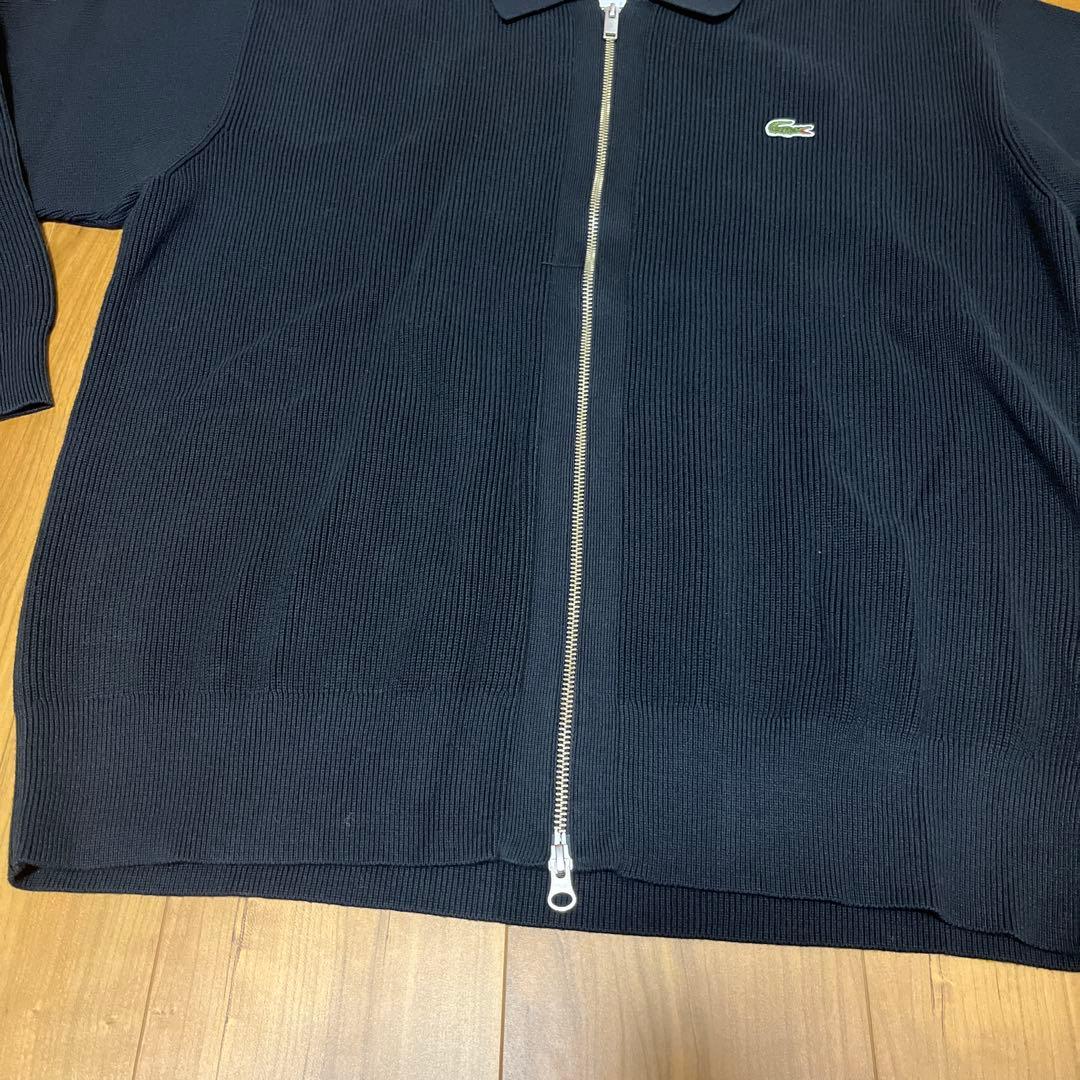 LACOSTE × BEAMS 別注 ニットジップアップカーディガン　新品未使用