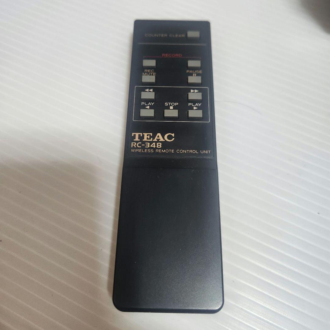 [希少 リモコン付き] TEAC R-646X カセットデッキ