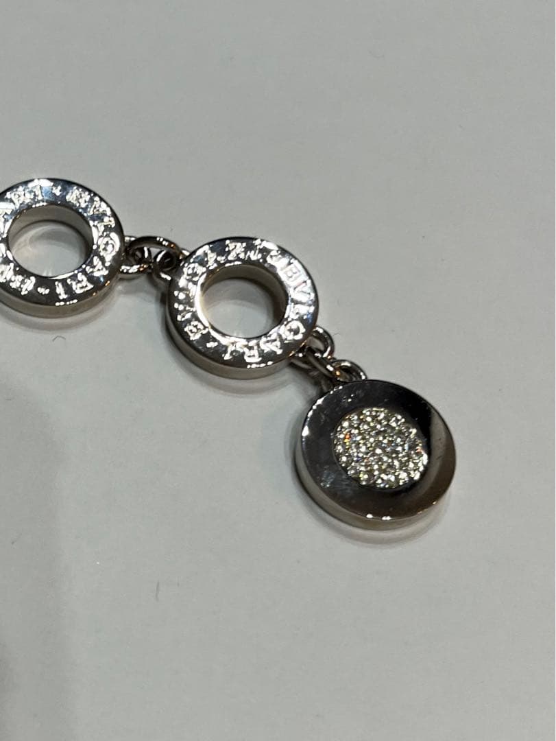 美品☆ブルガリ ベルト　ラインストーン チェーンベルト パイソン アクセサリー