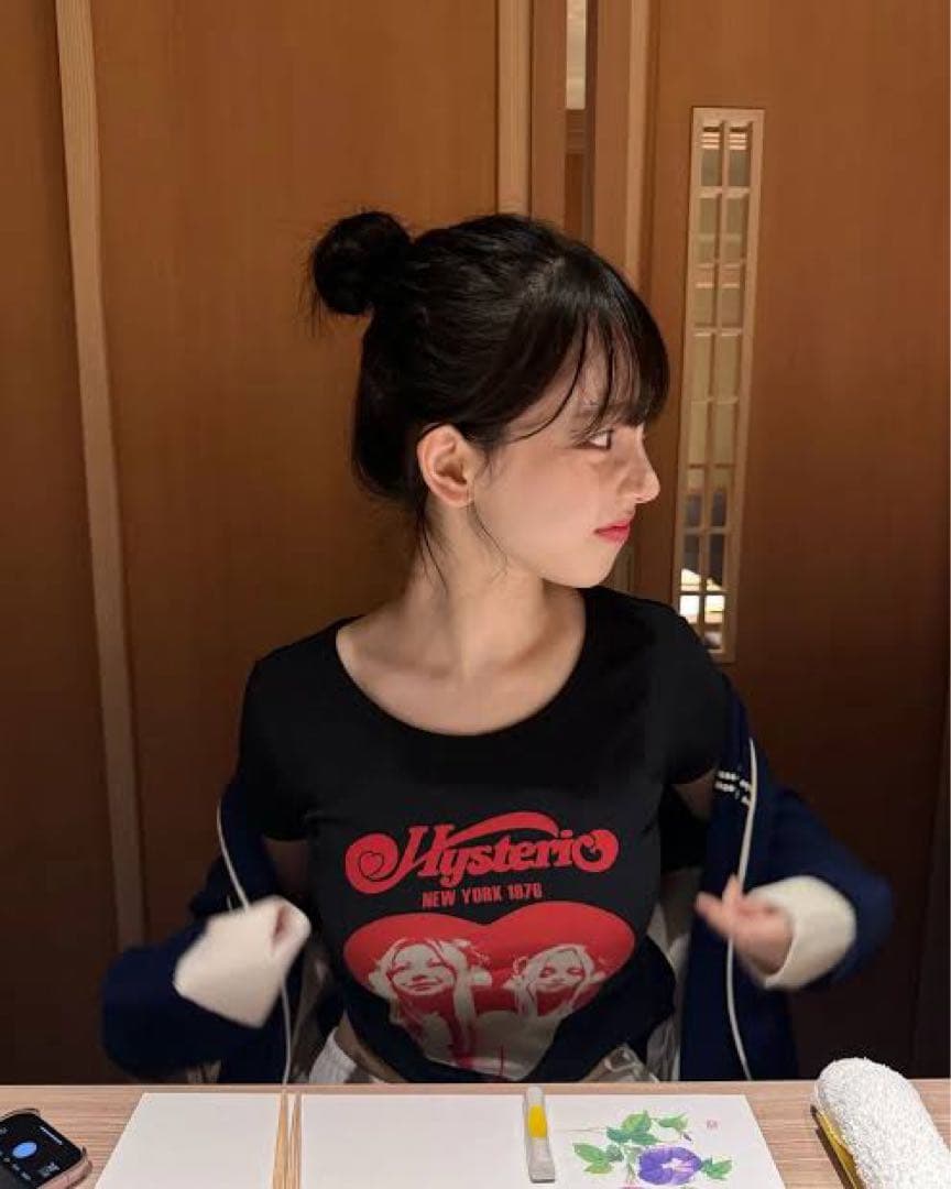 完売品 hysteric glamour aespa カリナ着用 チビT