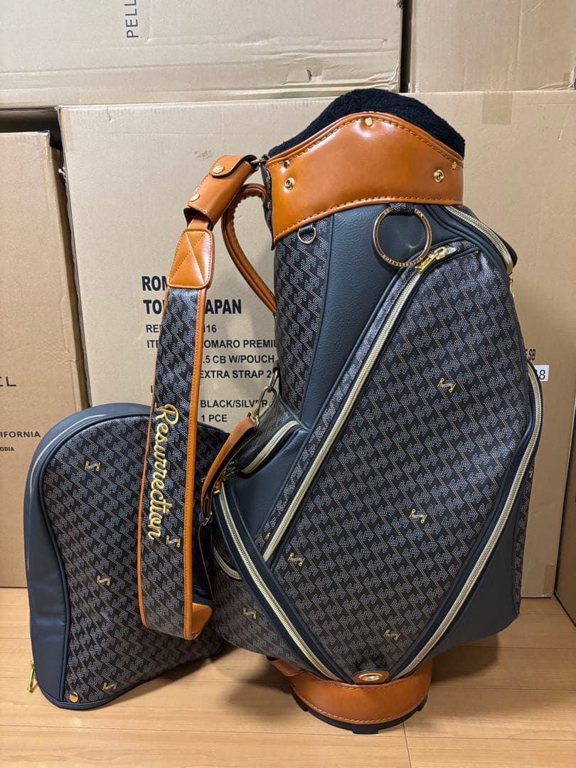 レザレクションResurrection キャディバッグ オリオラ ダークブラック