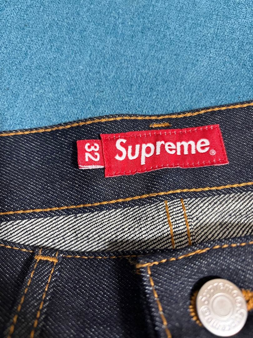 廃盤 Supreme Rigid Slim Selvedge Jean 32