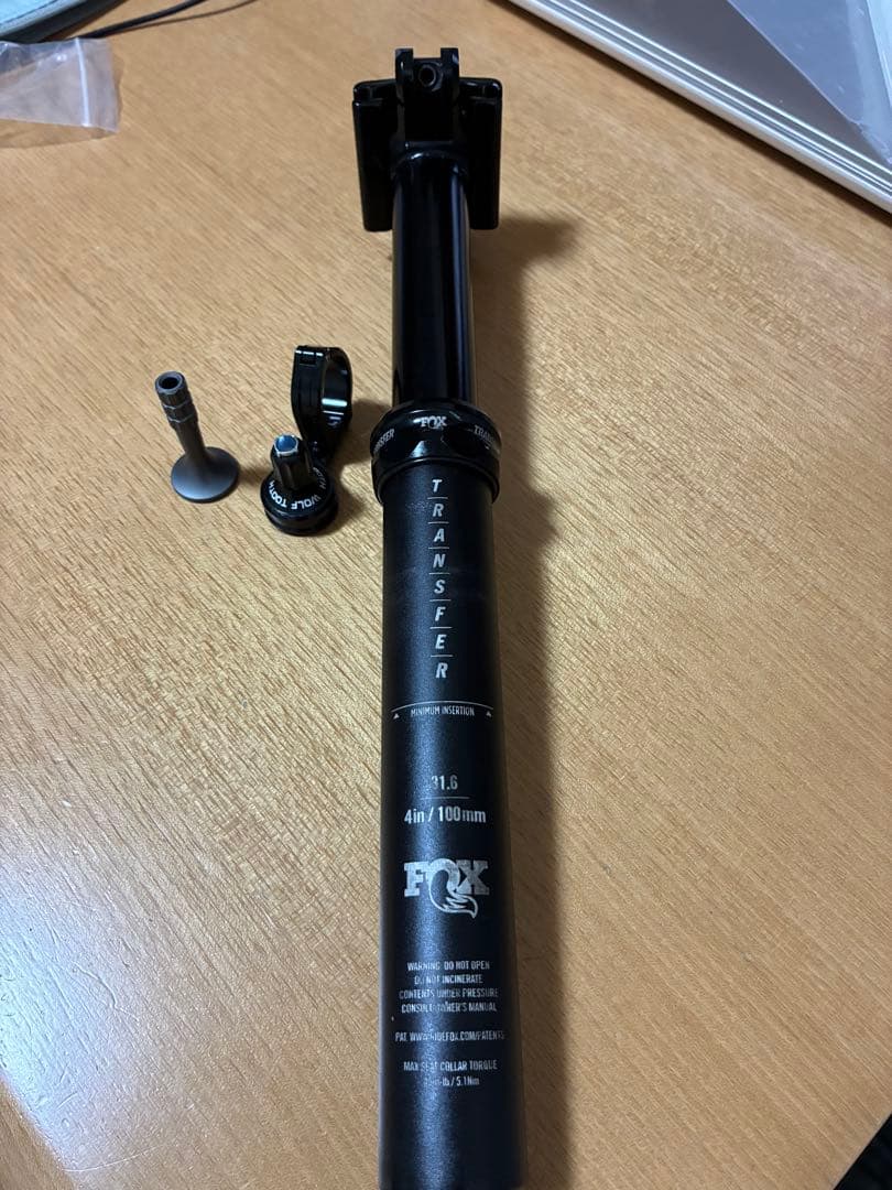2022FOX Transfer 31.6 100mm ドロッパーポスト