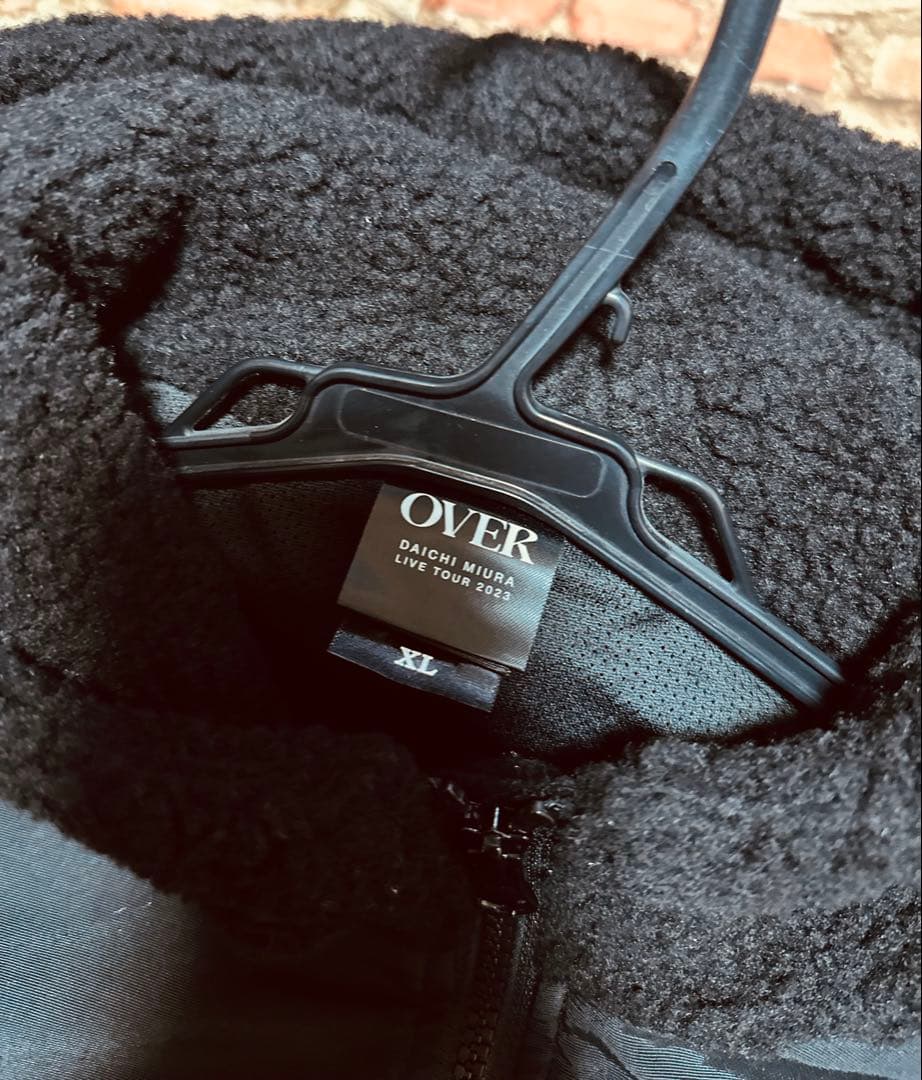 三浦大知 OVER ボアパーカー XL ブラック