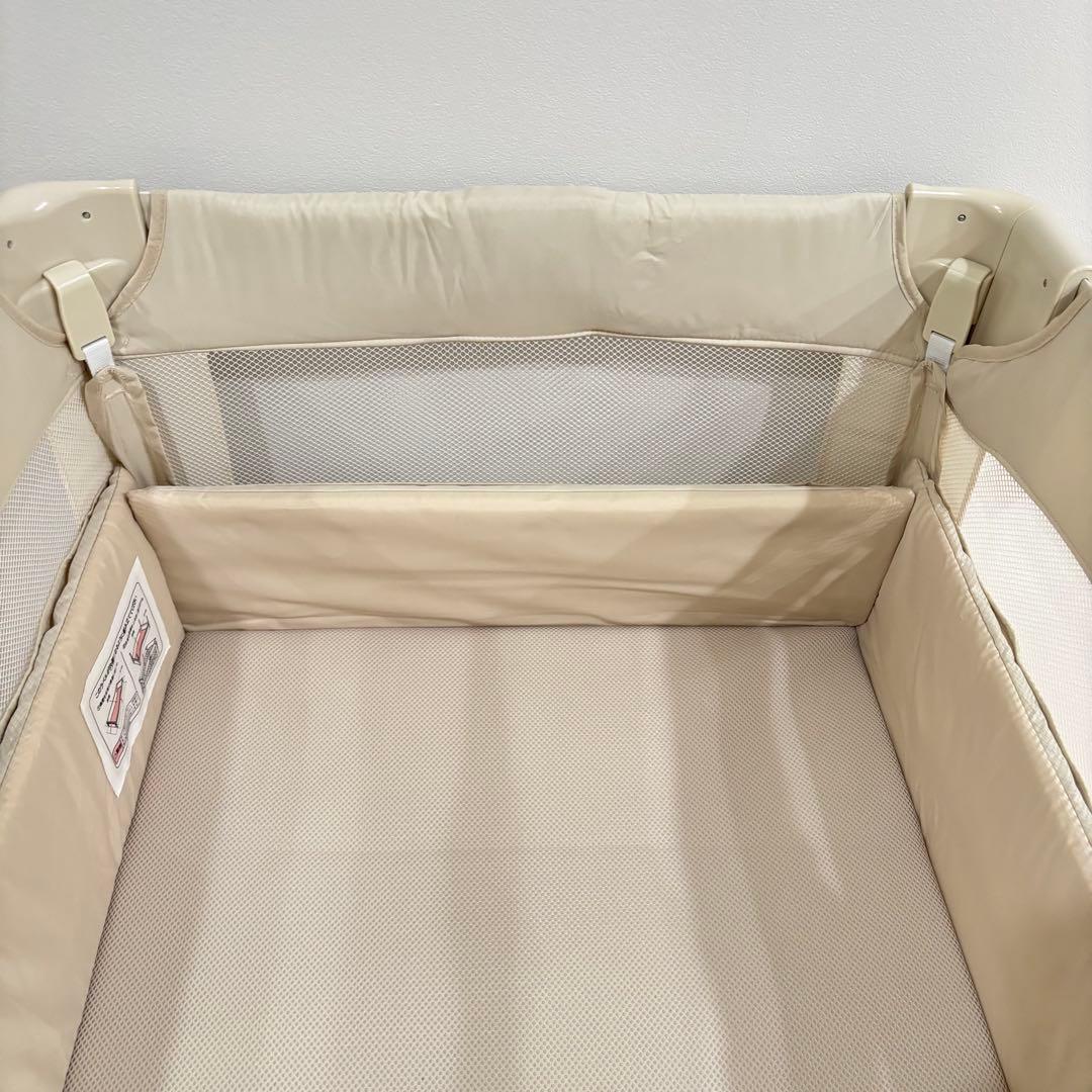 【美品】Aprica アップリカ ココネルエアー　ベビーベッド　折りたたみ