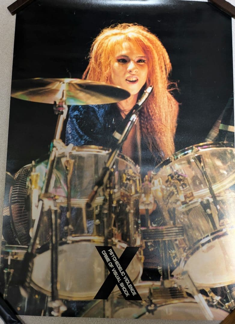 X バンドポスター 6枚セット XJAPAN YOSHIKI 当時物